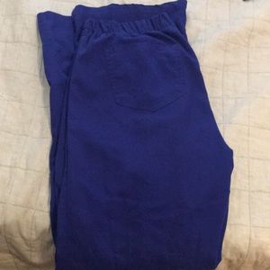 Cobalt blue GREYS ANATOMY scrub pants